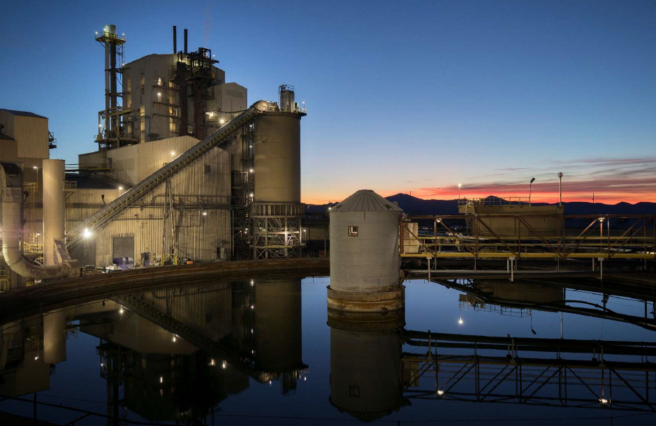 Roaster with Thickener Tank in the foreground