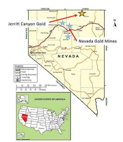Jerritt Canyon Gold property