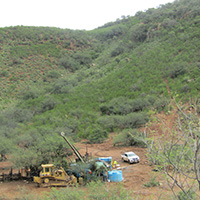 Drilling at the Ermitaño project